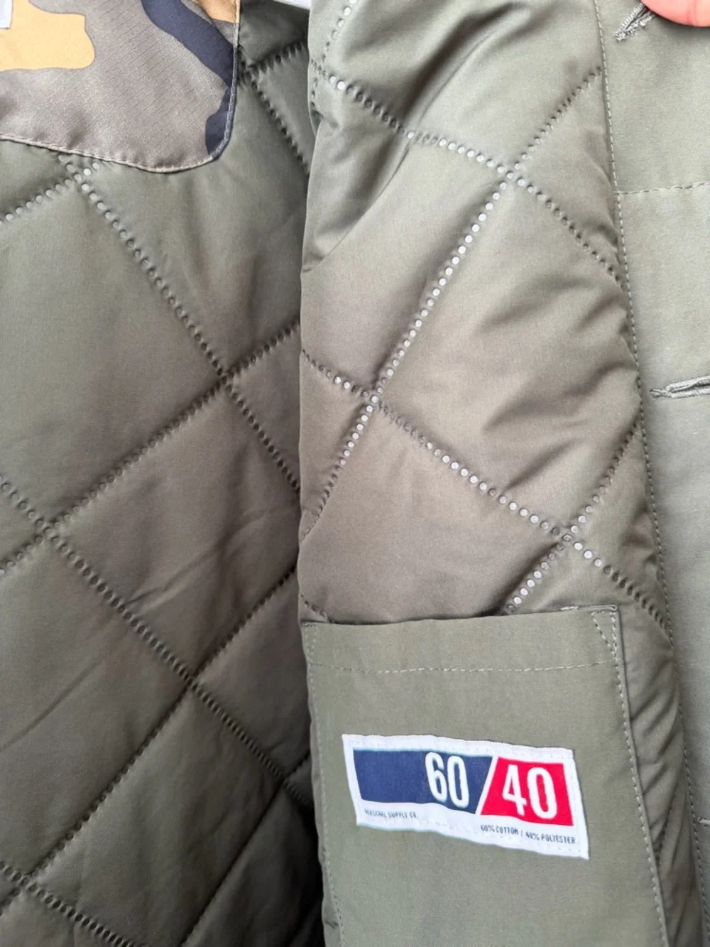 Herschel Supply Company Olive Trench Coat with Classic Collar - Picture 4 of 14